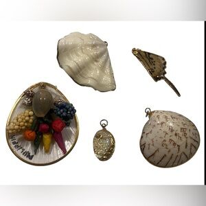 Vintage Shell Jewelry & Magnet Lot ~ you get all